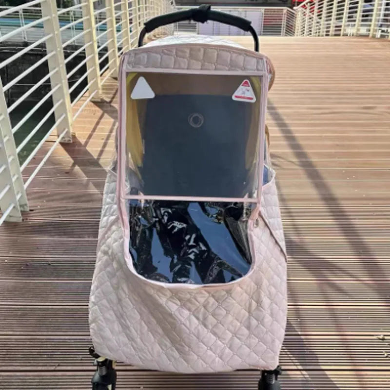 Baby Stroller Accessories Windproof  warm Rain Cover Waterproof EVA Cover Compatible with Bugaboo Bee+ 5 Bee 3 6 nest Stroller