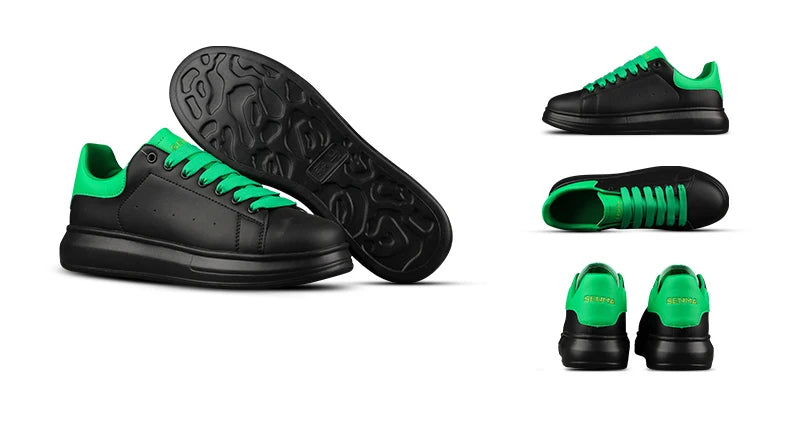 SENMA Luxury Design Sneakers For Men 2025 White Board-shoe Soft Women Walking Shoes Running Shoes Couples Sneakers Tennis shoes