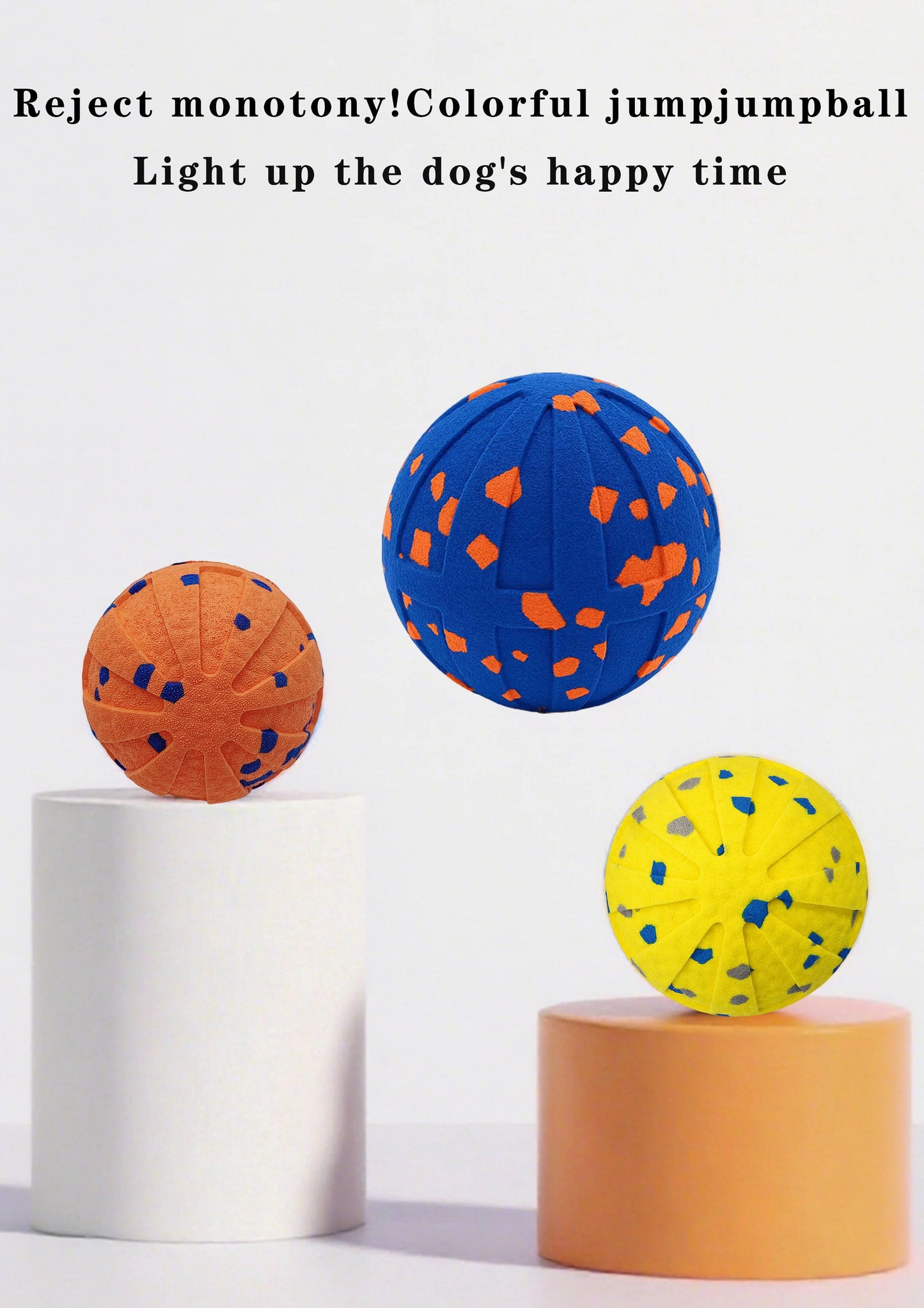 New Pet Smart Dog Toy Ball ETPU Popcorn Jumping Dog Toy Ball Has Multiple Functions Such As Bouncing And Spinning