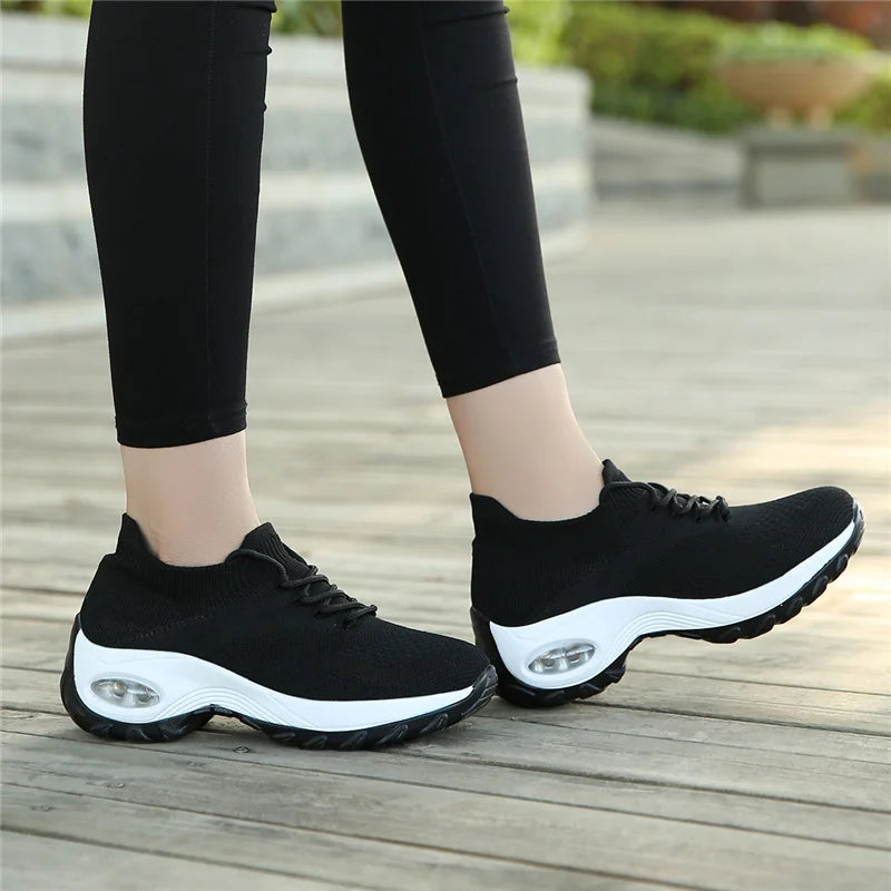 MAEDEF Women Shoes Athletic Sneaker Breathable Non Slip Women Walking Shoes Tennis Sports Casual Walking Shoes Woman Sneakers