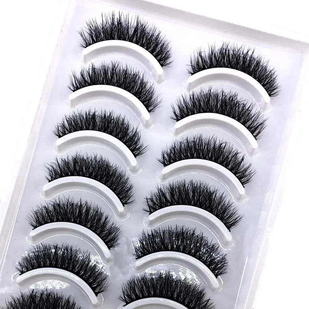 33 Style 10/50/100 Boxes 10Pairs Natural 3D Mink False Eyelashes Makeup Fake Eye Lashes Faux Cils Make Up Beauty Tools Wholesale