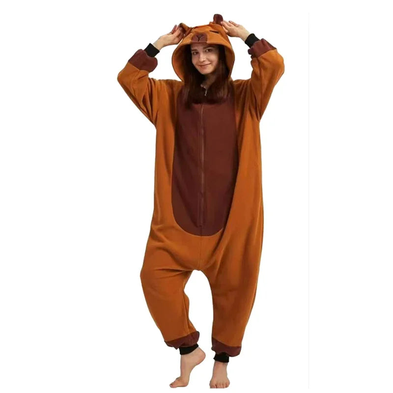 Adult Kids Wolf  Costume Animal Halloween Christmas Party Cosplay Costumes Onesie Child Role Play Jumpsuit Kigurumi Bodysuit
