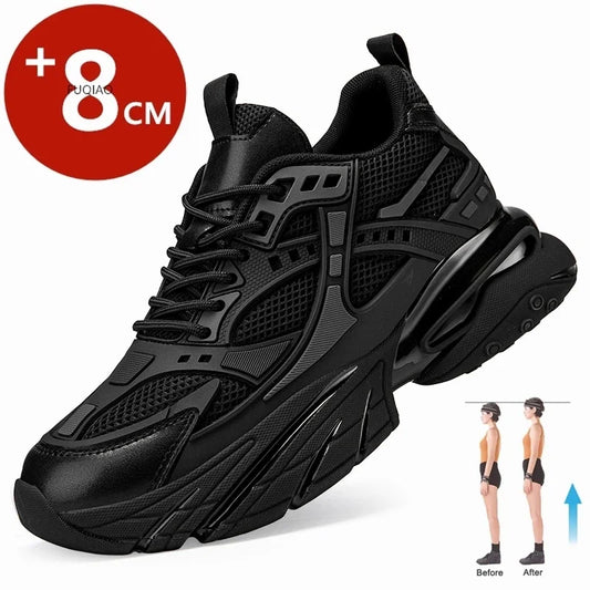 High Quality Casual Sports Elevator Shoes Height Boosting Dad Shoes for Men Hidden Heels Increase Insole 8CM Unisex Lift Sneaker