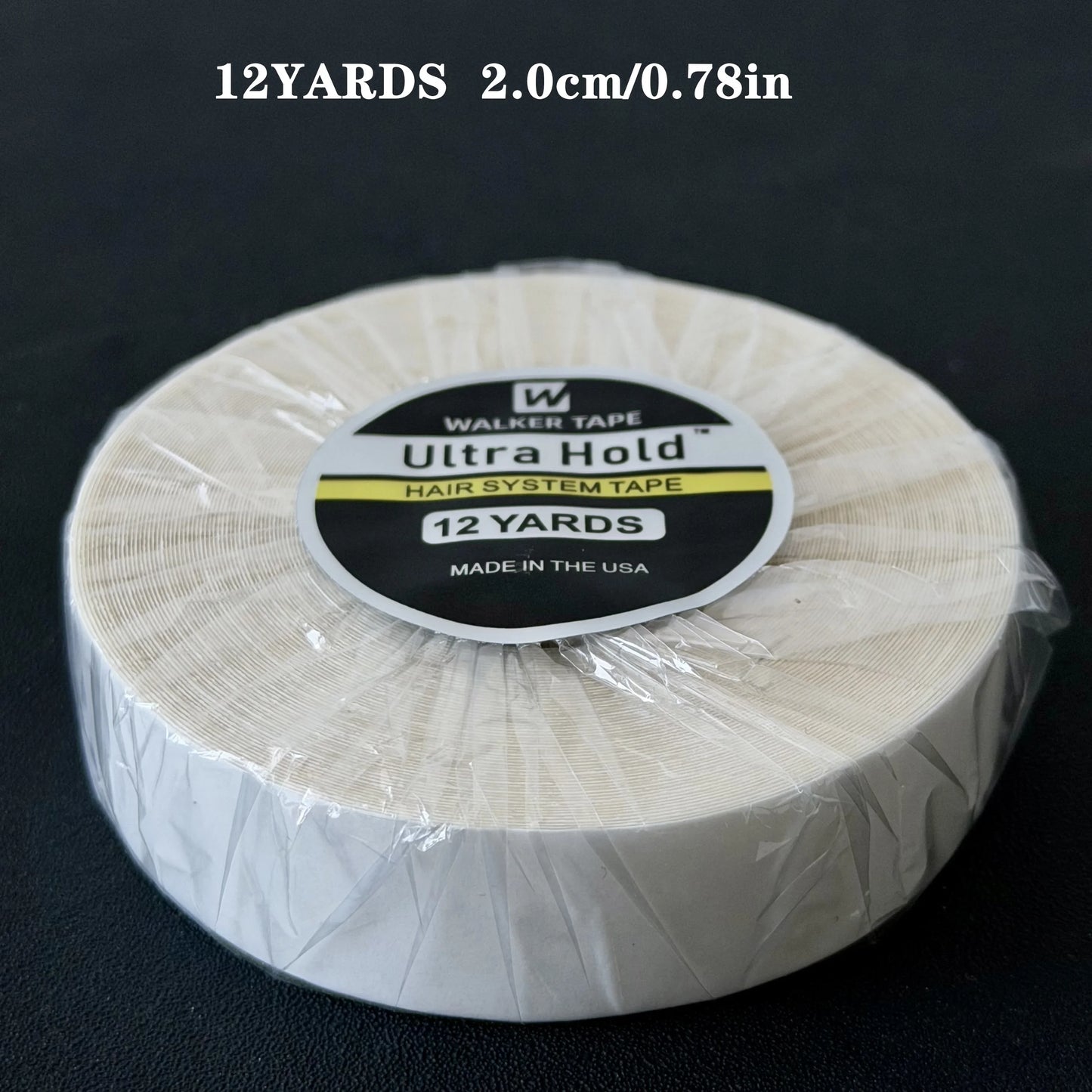 Walker Tape Ultra Hold Lace Front Hair System Tape 3/12Yards 4Sizes 0.8/1.0/2/2.54cm Strong Adhesive Wig Toupee Tape