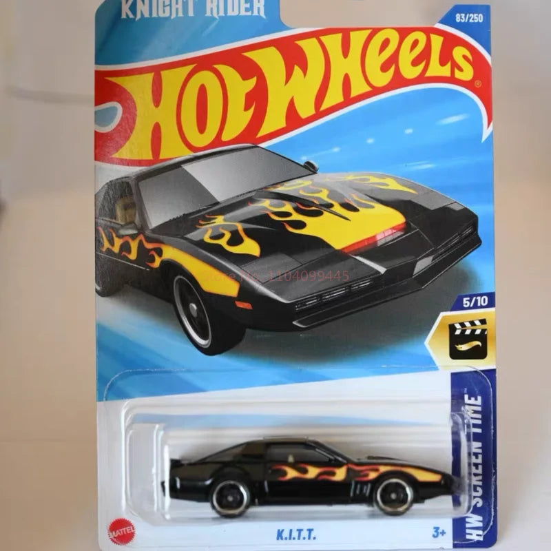 Hot Wheels 1/64 Knight Rider K.I.T.T. Black #83 Pop Culture K.I.T.T Hxd63 Retro Entertainment K.I.T.T Diecast Model Car Toy