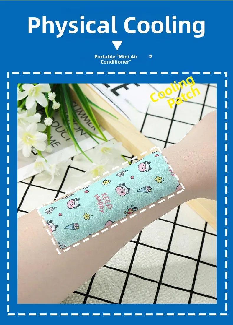 Cooling Gel Patches Summer Essential Refreshing Ice Pack Student Brain Boosting Cooling Patch Mobile Phone Cooling down
