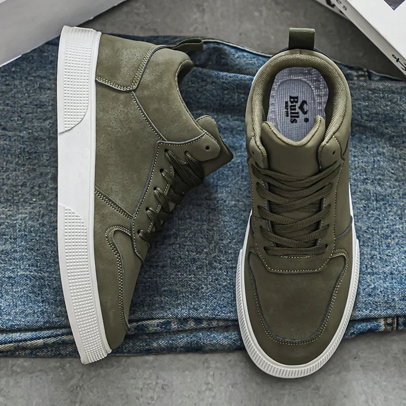 Fashion Men Casual Shoes Platform Non-slip Man Walking Sneakers Lightweight Male Running Shoes Breathable Platform Sport Shoes