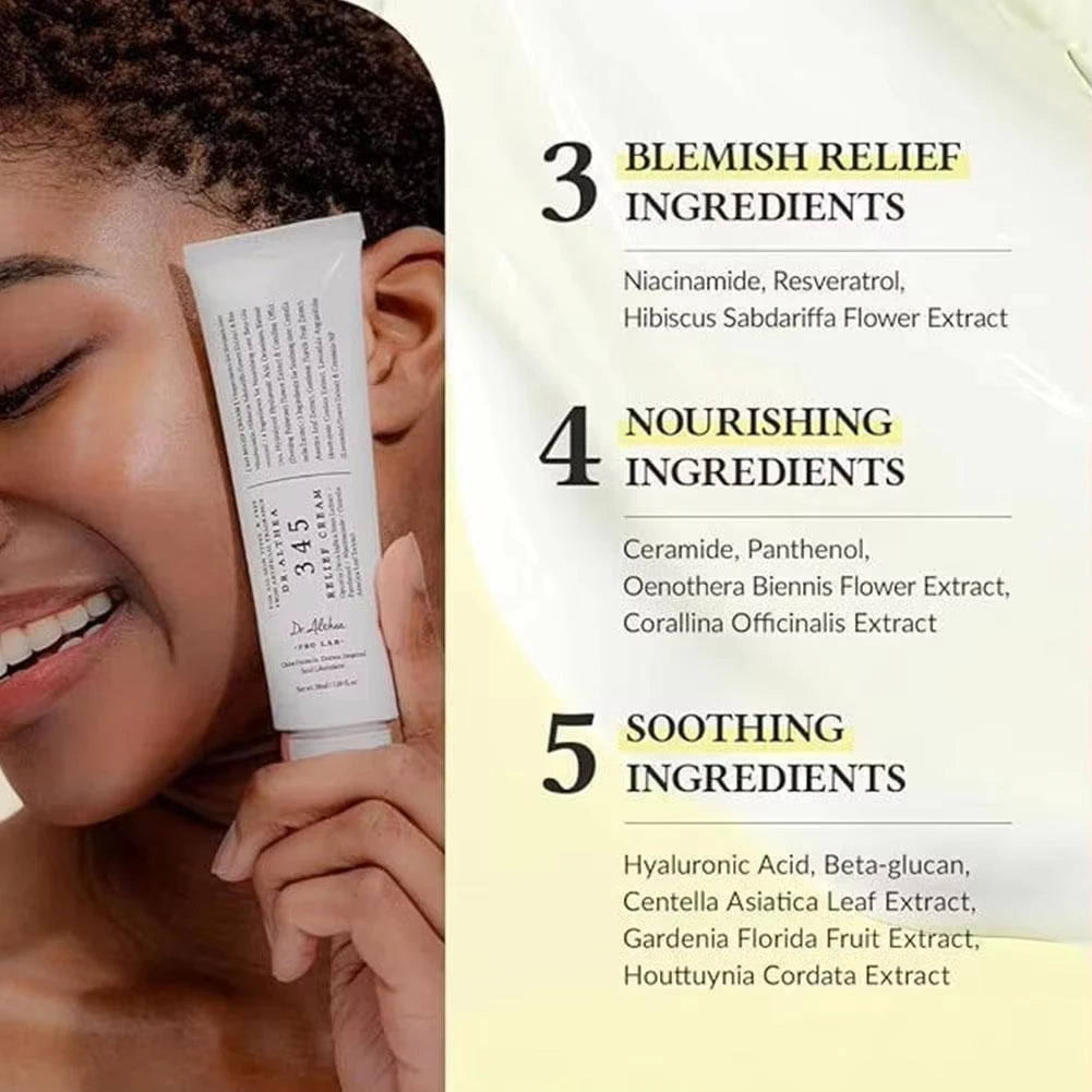 Hyaluronic Acid 345 Antioxidant Cream Deep Repair Moisturizing Hydrating Cream Korean Skin Care Products Cosmetics Whitening
