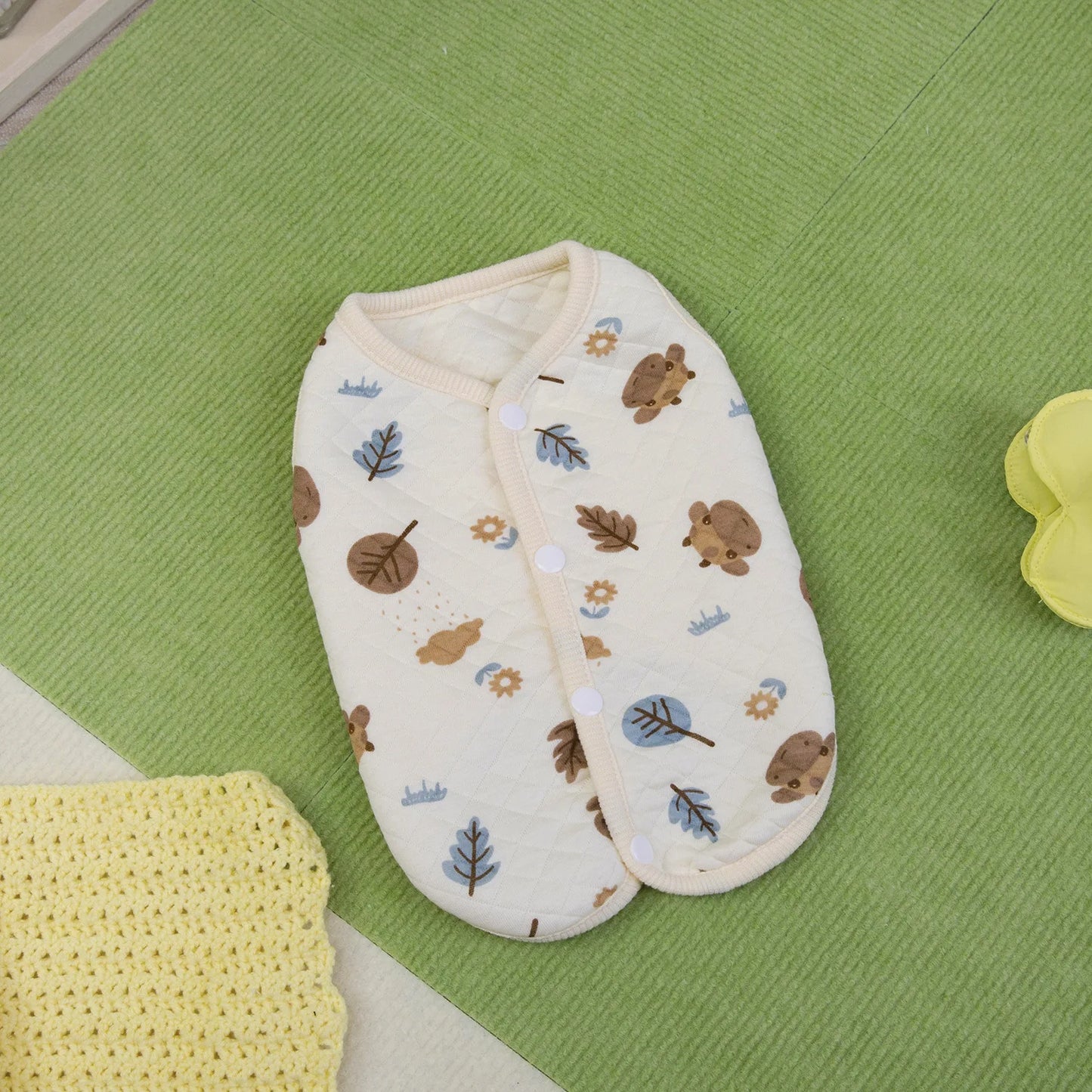Pet Vest Small Dog Clothes Cat Autumn Winter Bear Pattern Warm Comfortable Baby Cotton Vest Teddy Bechon Small Dog Clothes
