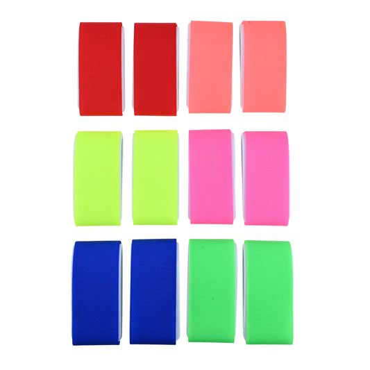 12pcs Adjustable Ski Straps Fasteners nylon and EVA Snowboard Velcro Strap Bindings 6-colors Snowboard Fasteners Accessories