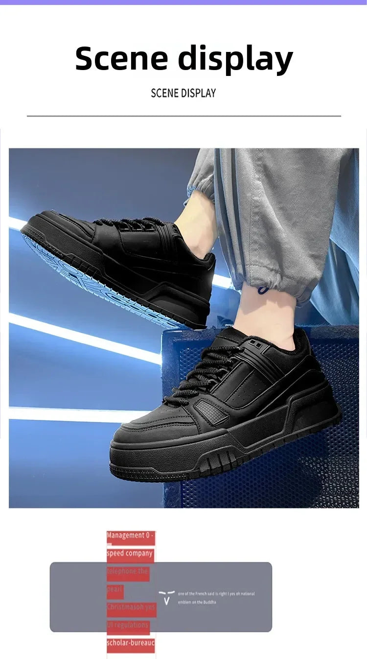 Men's Shoes Fashion Platform Sneaker Trend Skateboard Shoes for Men New Casual Sports Running Shoe Tenis Shoes Zapatillas Hombre