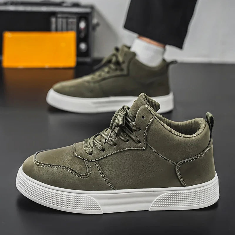 Fashion Men Casual Shoes Platform Non-slip Man Walking Sneakers Lightweight Male Running Shoes Breathable Platform Sport Shoes