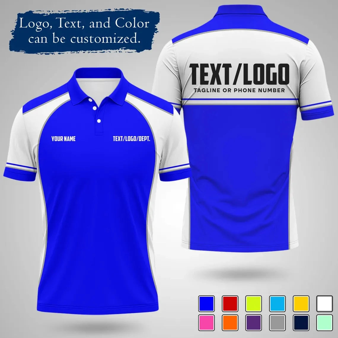 Personalized Team Polo Shirt Customizable diy Name Logo men women short sleeve new design Jersey summer daily sports Uniforms