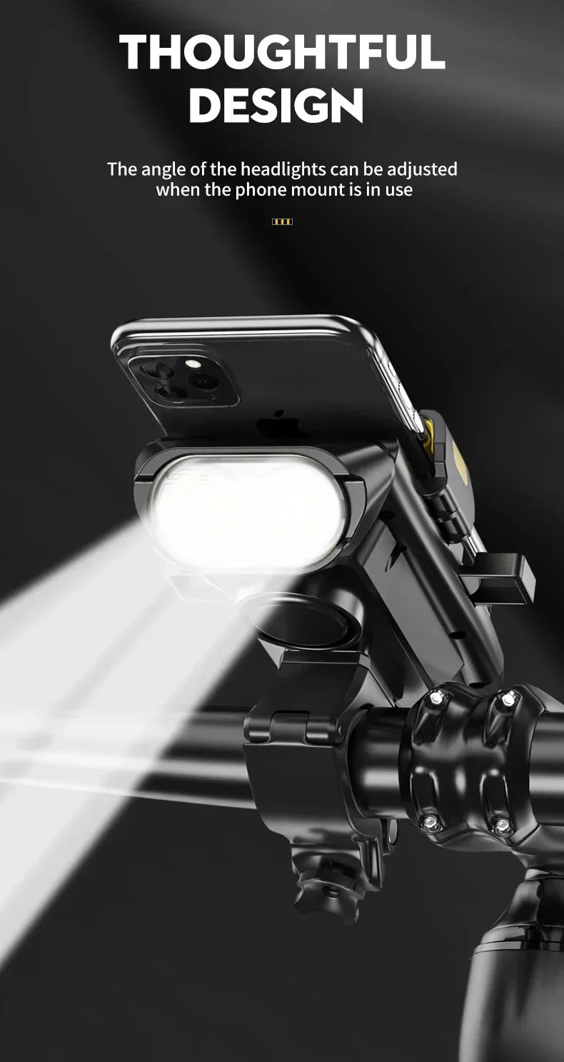 4-in-1 LED Bicycle Light 3000mAh Bike Headlamp Power Bank 400Lumen Handlebar Rechargeable Front Lamp MTB Road Cycling Flashlight