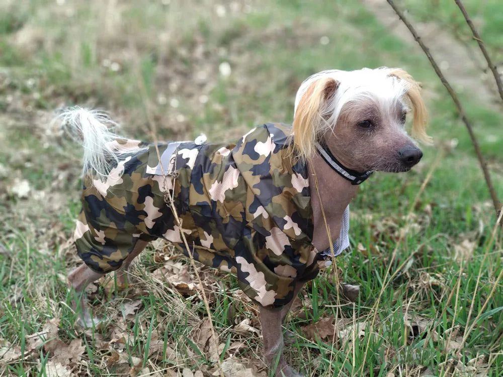 Dog Raincoat Puppy Rain Coat with Hood Reflective Waterproof Dog Clothes Soft Breathable Pet Cat Small Dog Rainwear XS - 5XL