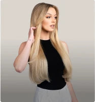 Natural Hair Topper Human Hair Accessories For Women Straight Hair Clips Wigs 18inch Lady Hairpieces Machine Made Base Toppers