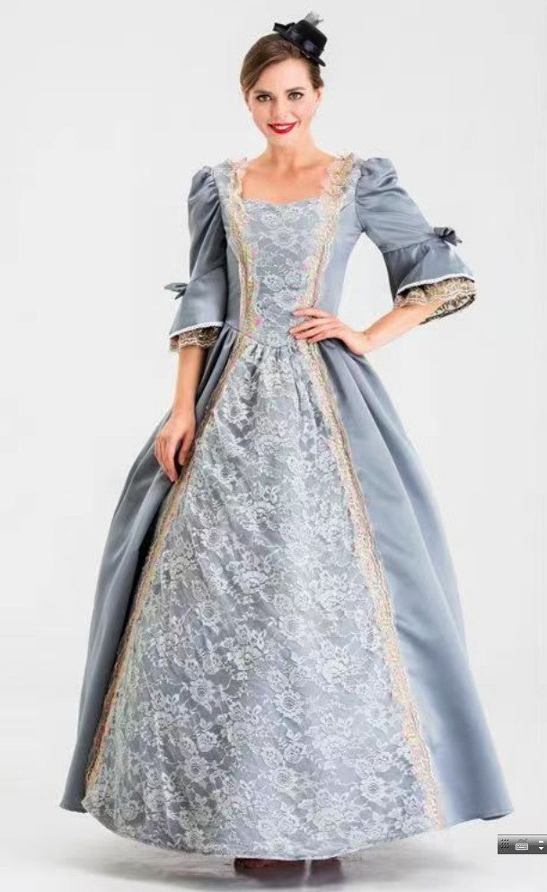 Halloween Cosplay Costumes for Adult Woman Palace Court Medieval Renaissance Retro Gothic Princess Victorian Ball Dress S-5XL