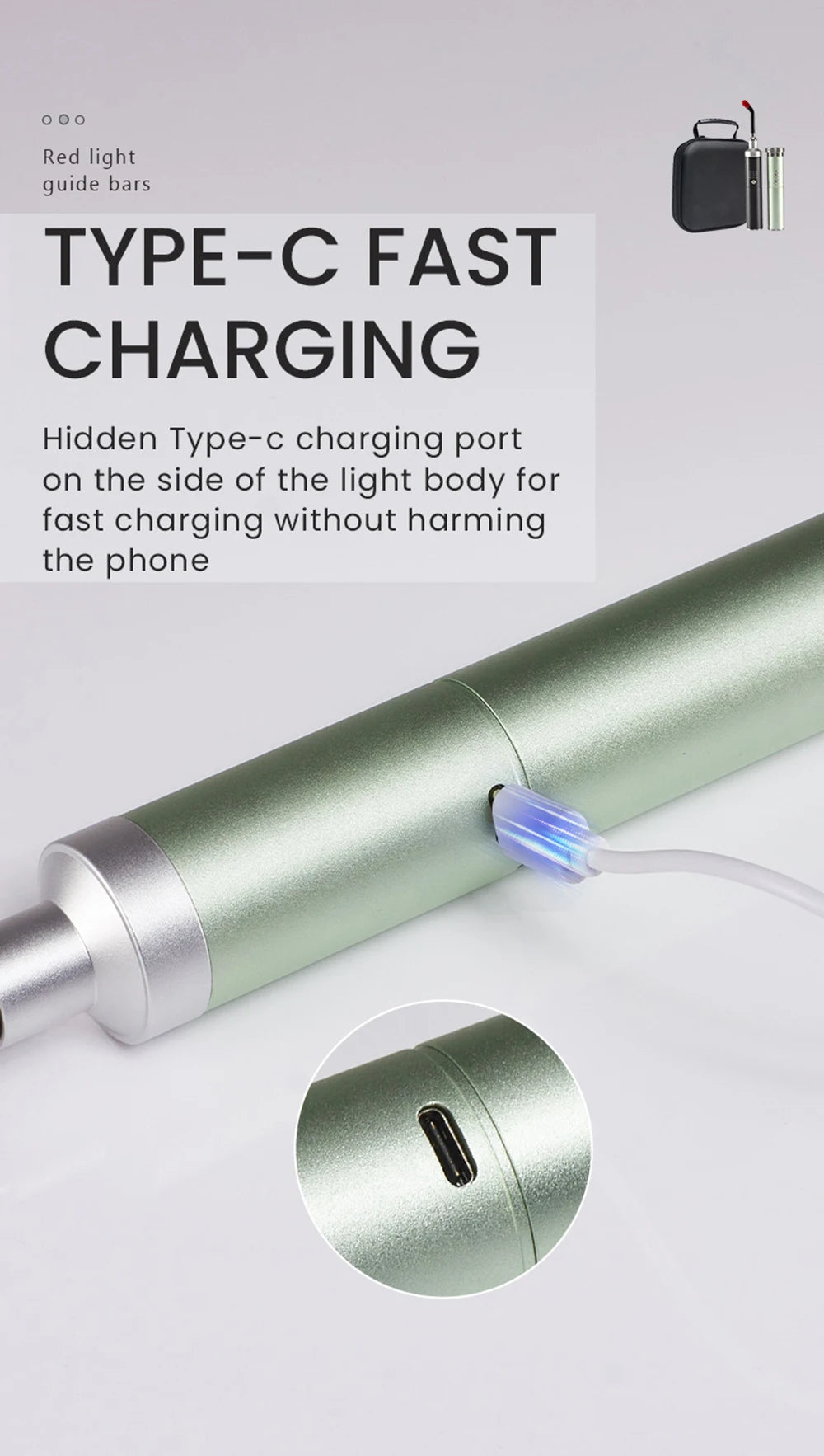 Red Lights Therapy Face Home Use Beauty Devices Cold Sore Canker Sore Treatment Infrared Light Therapy Wand For Body Pain Relief