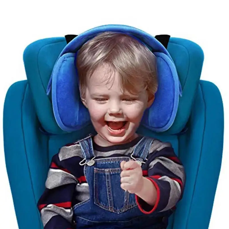 Child Car Safety Seat Head Fixed Strap Car Travel Protection Headrest Baby Seat Headrest Car Interior Sleep Assist Strap