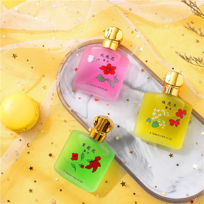 Osmanthus Perfume for Men Women Unisex Long Lasting Fresh Delicate Floral Scent with Rose Jasmine Student Fragrance 35ml Parfum