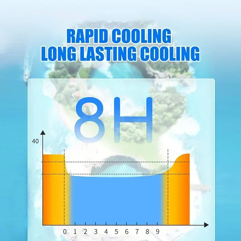 5-1Pairs Summer Ice Gel Cooling Patches Headache Pain Relief Fever Forehead Strip for Summer Cool Lower Temperature Ice Stickers