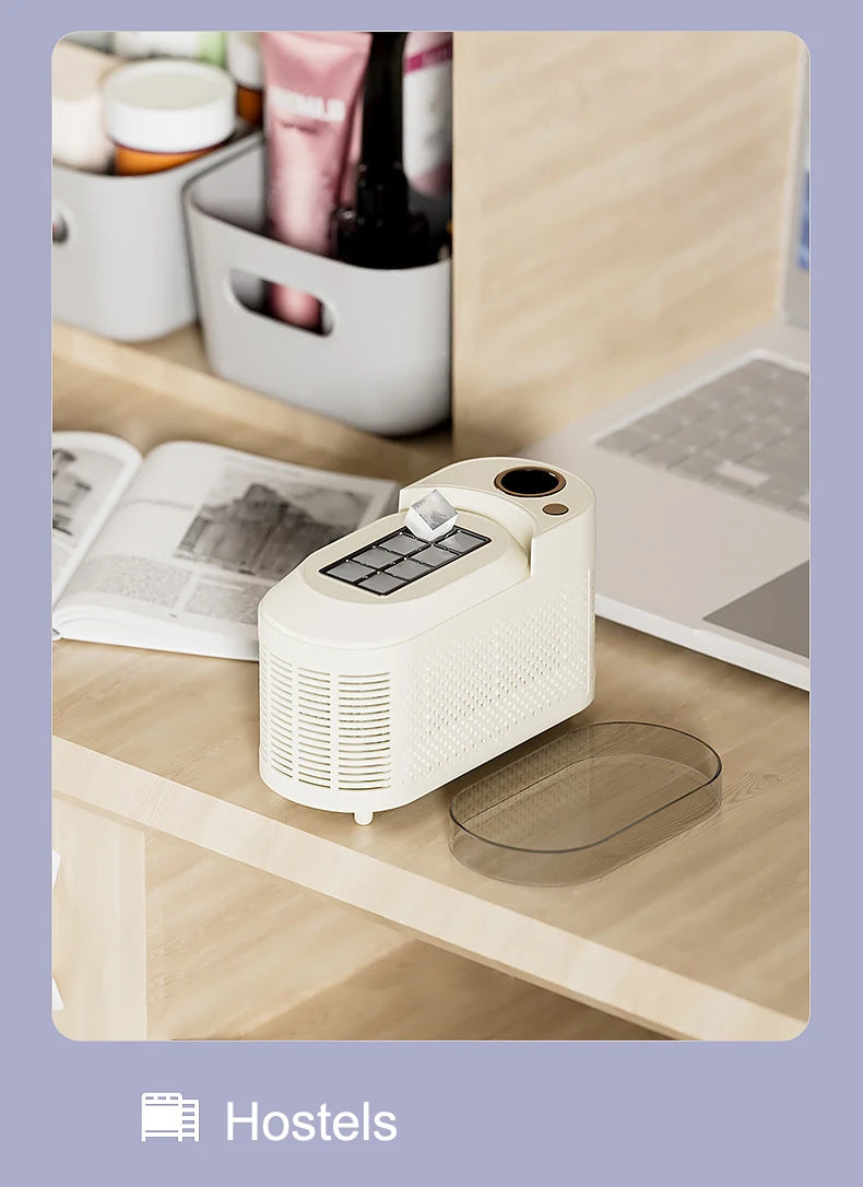 110V/220V Portable Small Ice Maker Mini Home Dormitory Office Camping 12V Car Cube Ice Automatic Ice Making Box Ice Machine