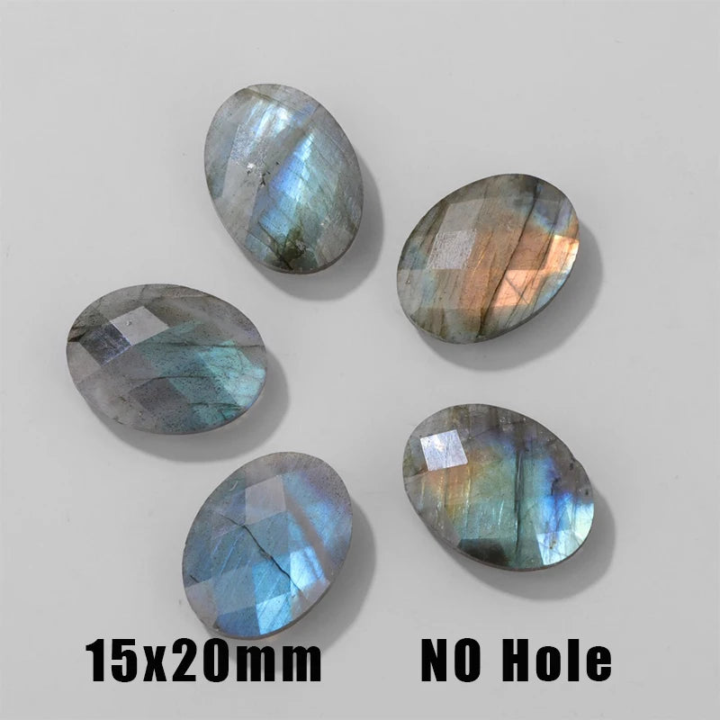 High Quality Natural Stone Labradorite Beads Charms Shiny Healing Gem Stone For Jewelry Making Necklace Earrings Accessries