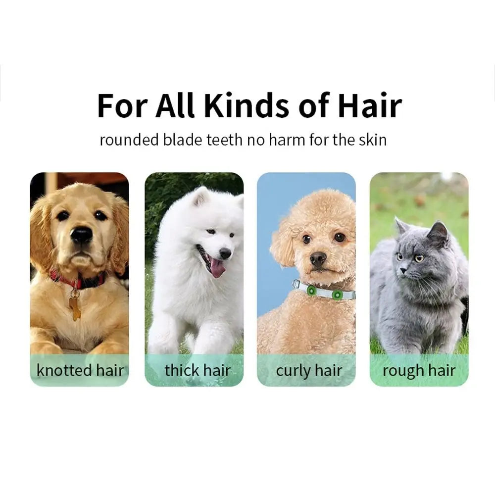 Professional Dog Hair Clipper Low Noise Waterproof Cat Grooming Clipper Mute Wireless Pet Hair Trimmer For Cats and Dogs