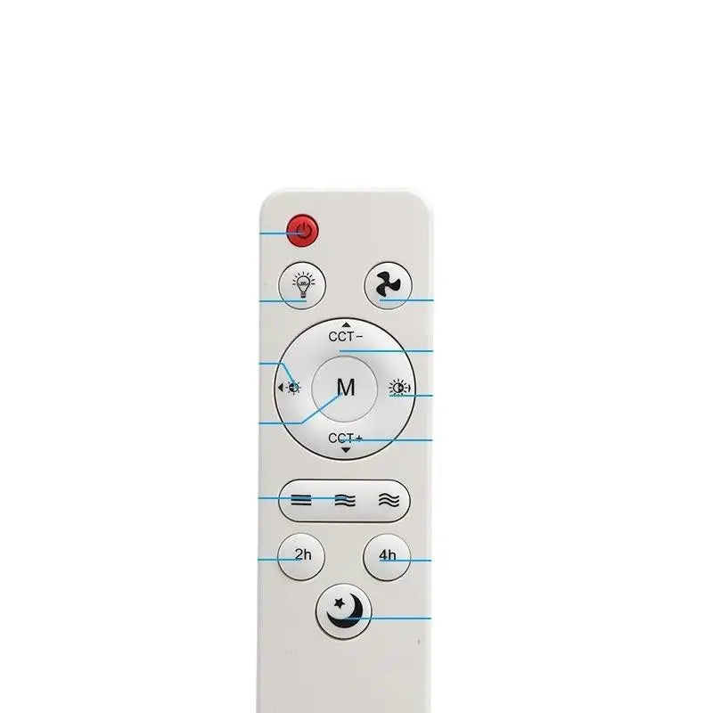 【L】1Pcs Universal Basic Remote Controller For Living Room Ceiling Fans With Light And Sleep Mode, Speed Control DIY Accessories