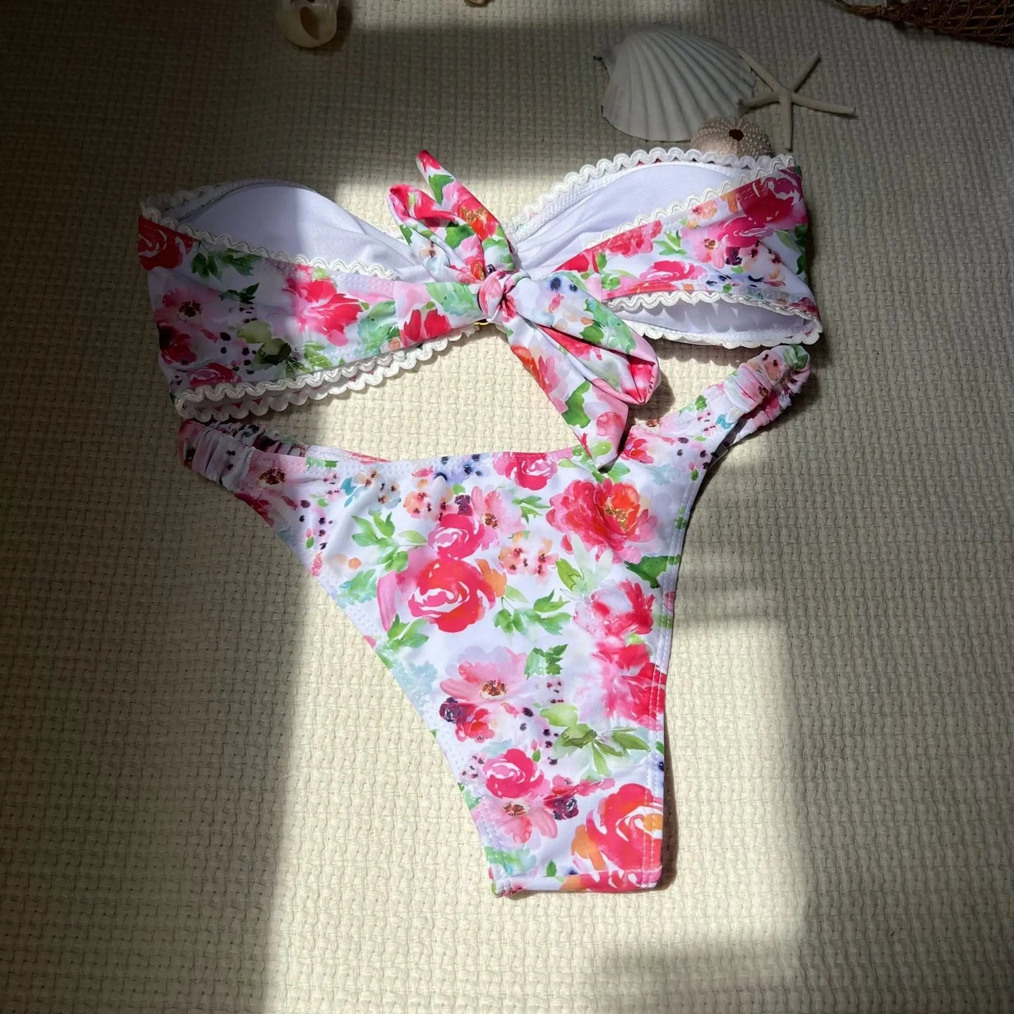 Floral Sexy Bikinis Women's Swimwear Female Swimsuit For Swim Wear Bathing Suits Brazilian Bikini Set Beachwear Pool Bather 2026