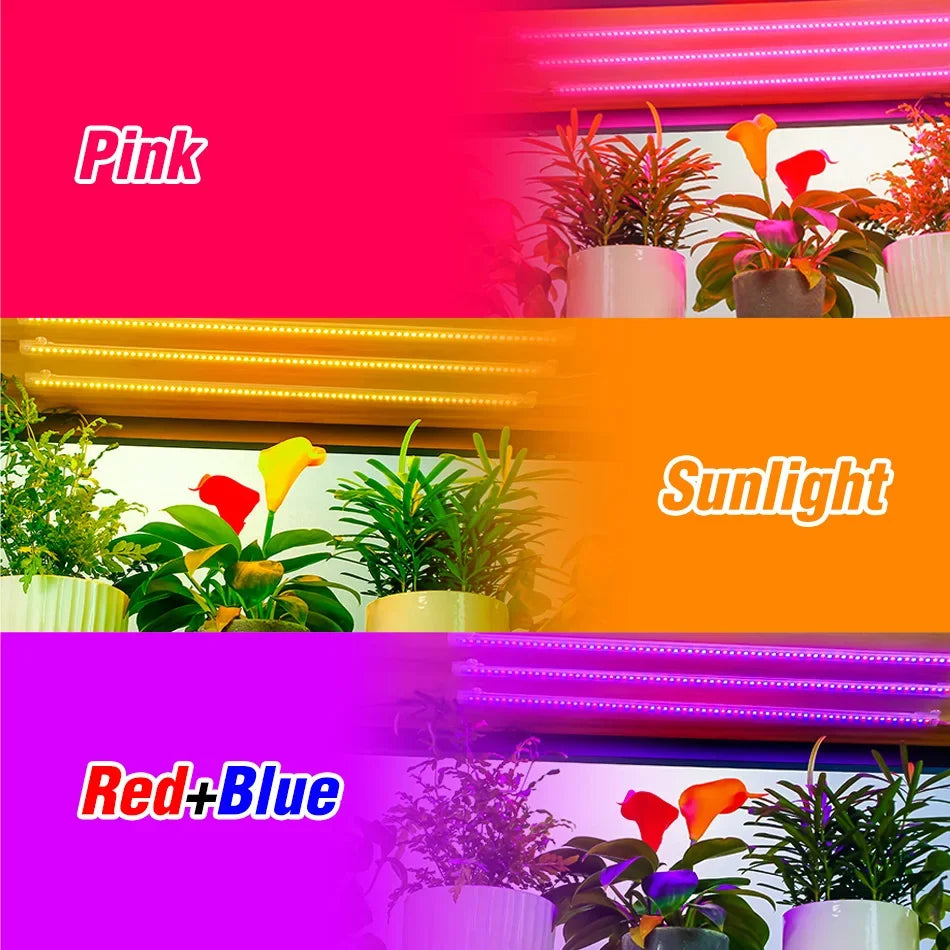 LED Plant Grow Light Bar 5V Full Spectrum Potted Fill Lamp USB Indoor Dimmable Succulent Seeding Flower Cactus Cultivate Lamps
