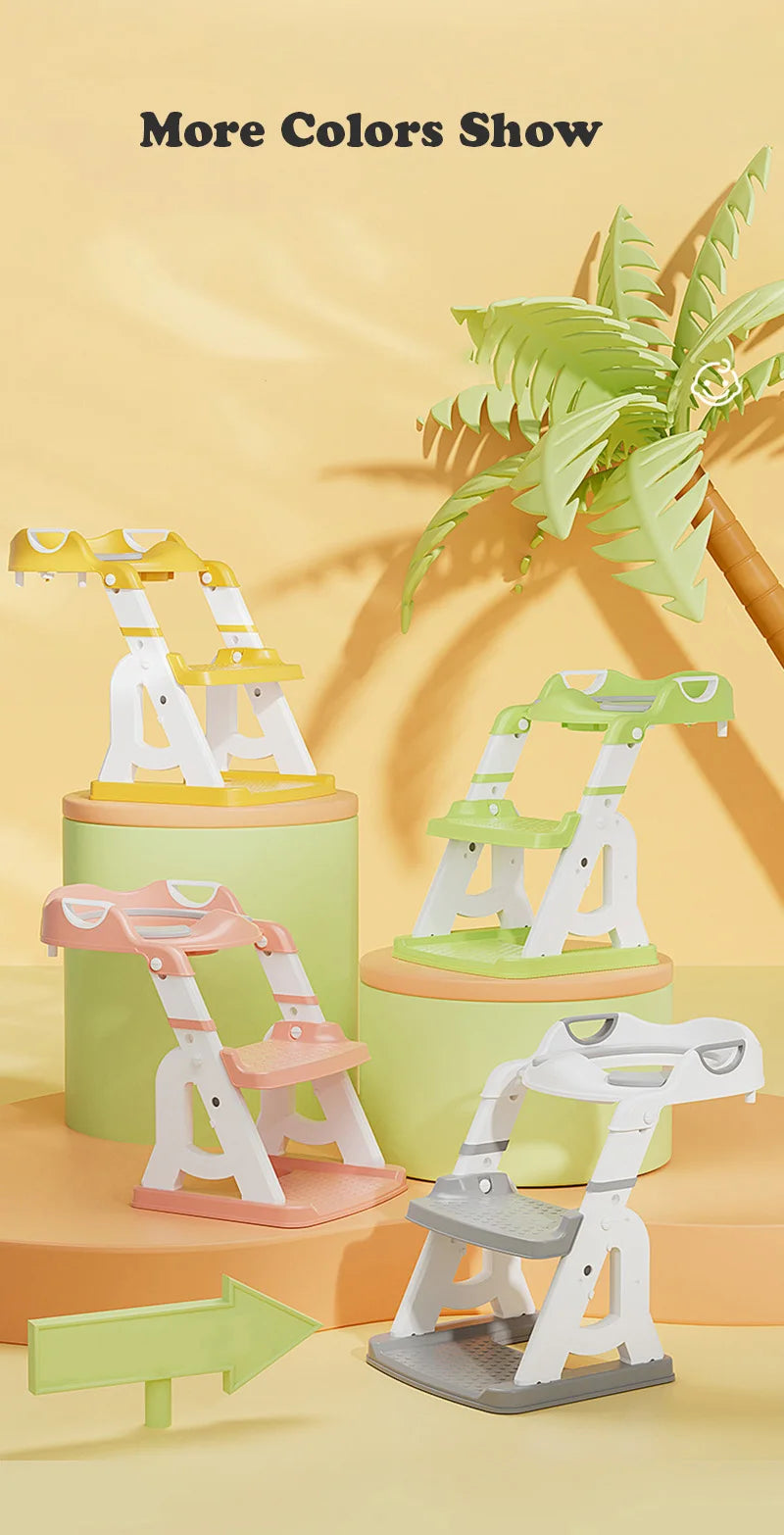 Newly Upgraded Portable Potty Child Baby Boy Potty Training Seat Step Stool Baby Potty Portable Child Urinal Baby Toilet Pot