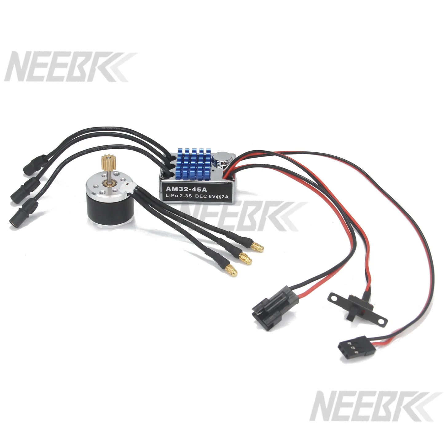 1/12 RC MN Car MN82 MN99 MN168 MN78 Upgrade Kit 2322 2600KV 3500KV Brushless Motor AM32 45A ESC SM3.0/T Plug Model DIY Parts