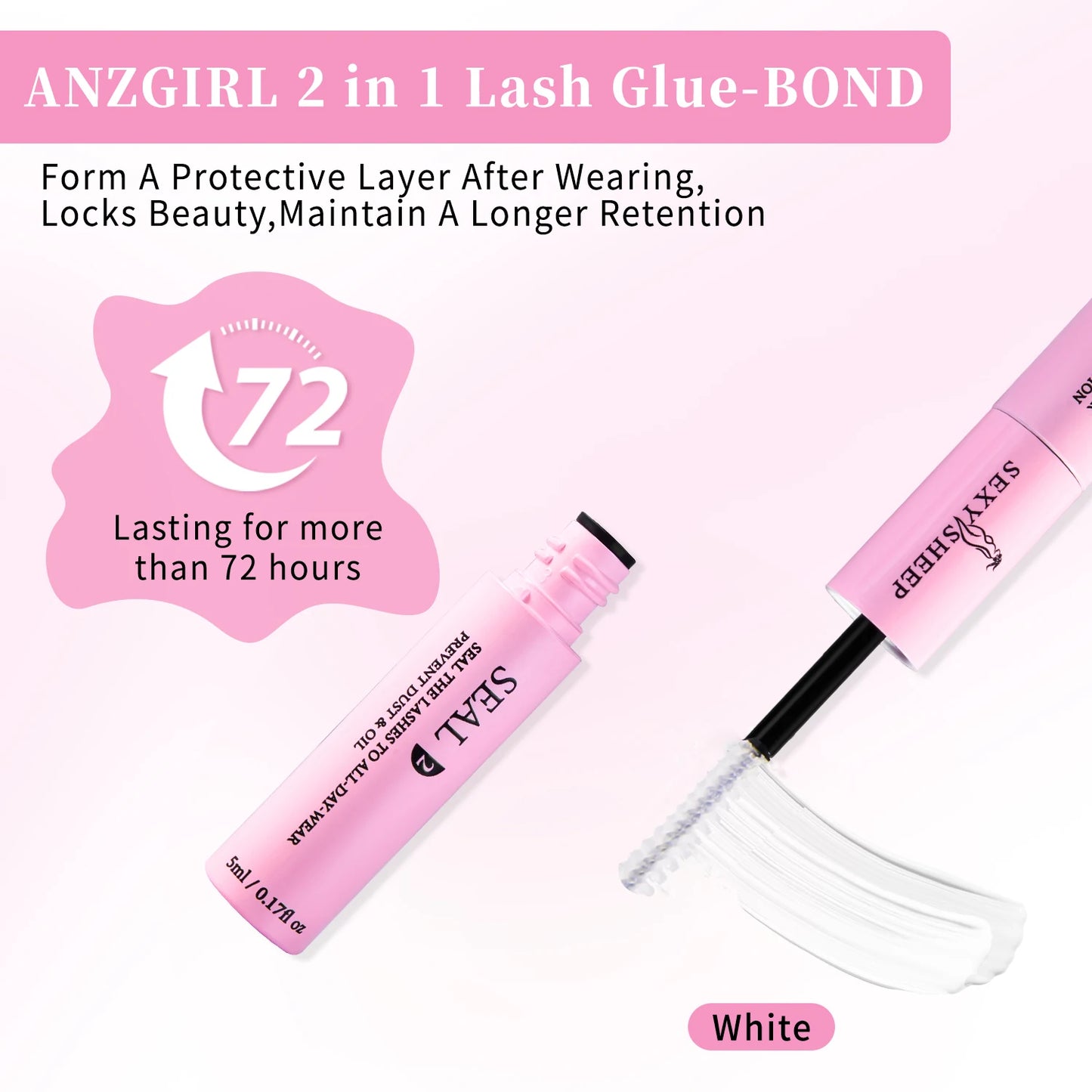 Lashes Clusters Kit Natural Look with Bottom Eyelash Wispy Individual Lash Mix Length with Bond&Seal Makeup Tools