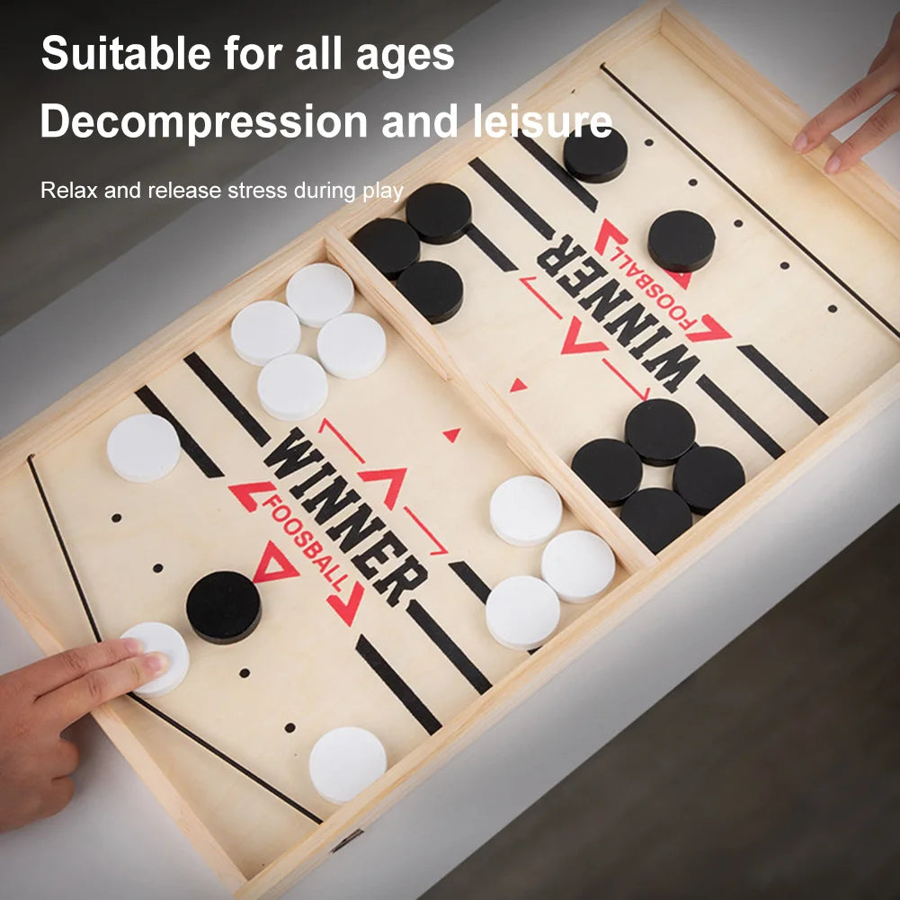 Foosball Winner Games Table Hockey Game Catapult Chess Parent-child Interactive Toy Fast Sling Puck Board Game Toys For Children