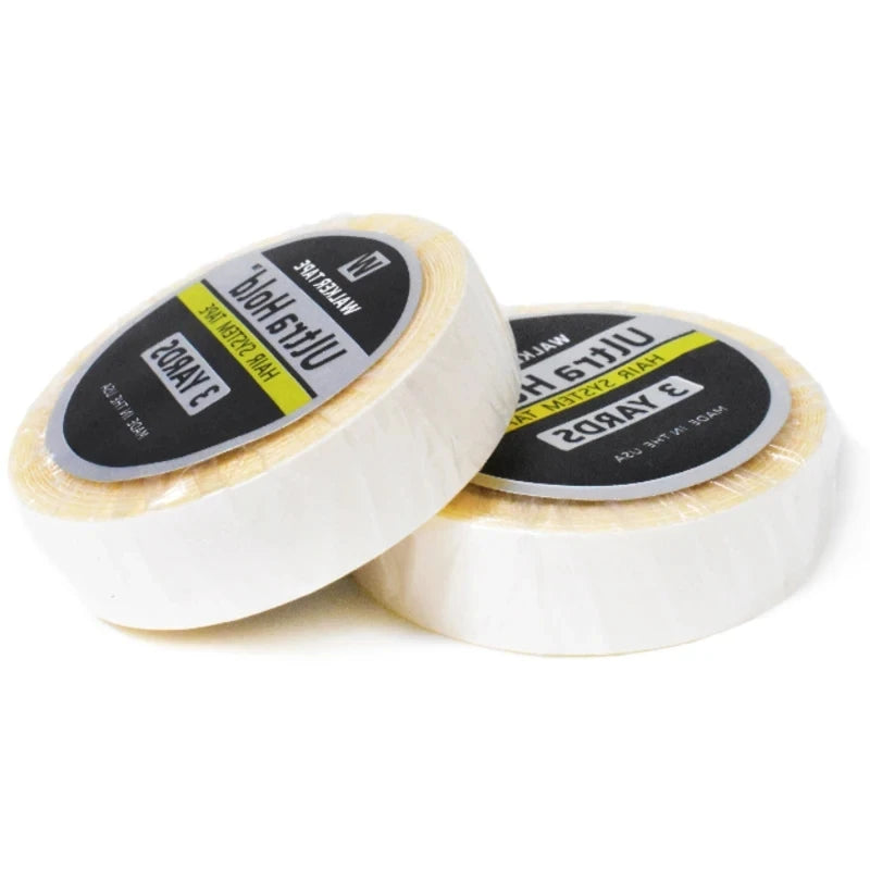 1 Roll Walker Ultra Hold 3Yards Hair System Tape Double Sided Adhesive for Lace Wig Toupee 5 Widths (0.8-2.54cm)
