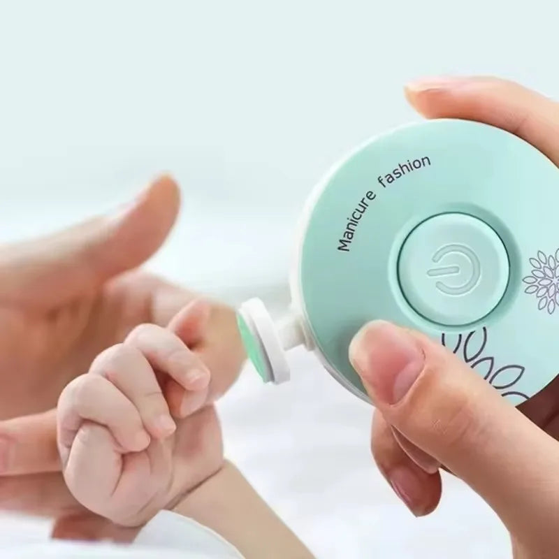 Electric Baby Nail Trimmer Kid Nail Polisher Tool Infant Manicure Scissors Baby Hygiene Kit Baby Nail Clipper Cutter For Newbor