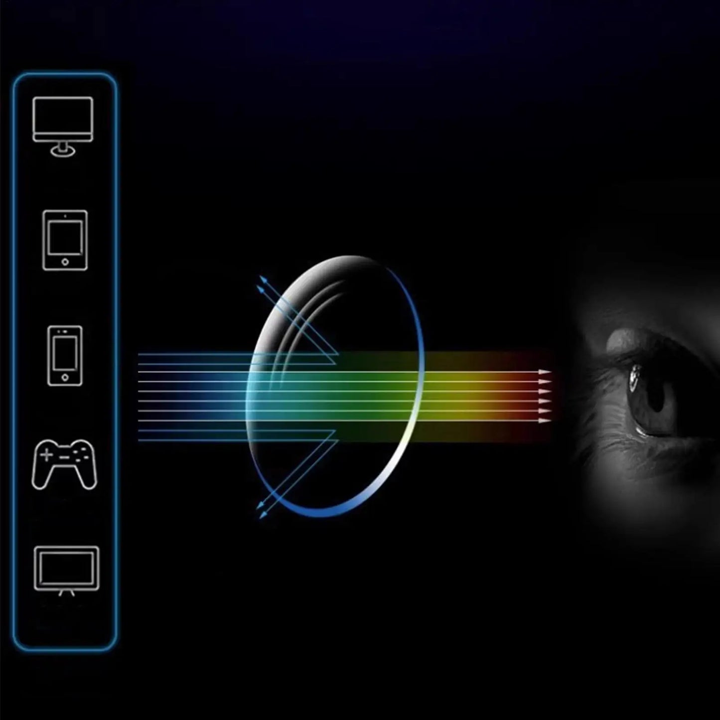 Smart Automatic Zoom Reading Glasses Anti Blue Ray Eyeglasses Autofocus Power Rimless Near Far Computer Glasses