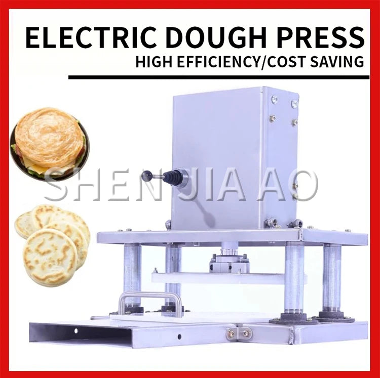 Noodle Pressing Machine 400pcs/H Electric Commercial Hand-grabbing Cake Pressing Machine Dough Flattening Machine Pressing Dough