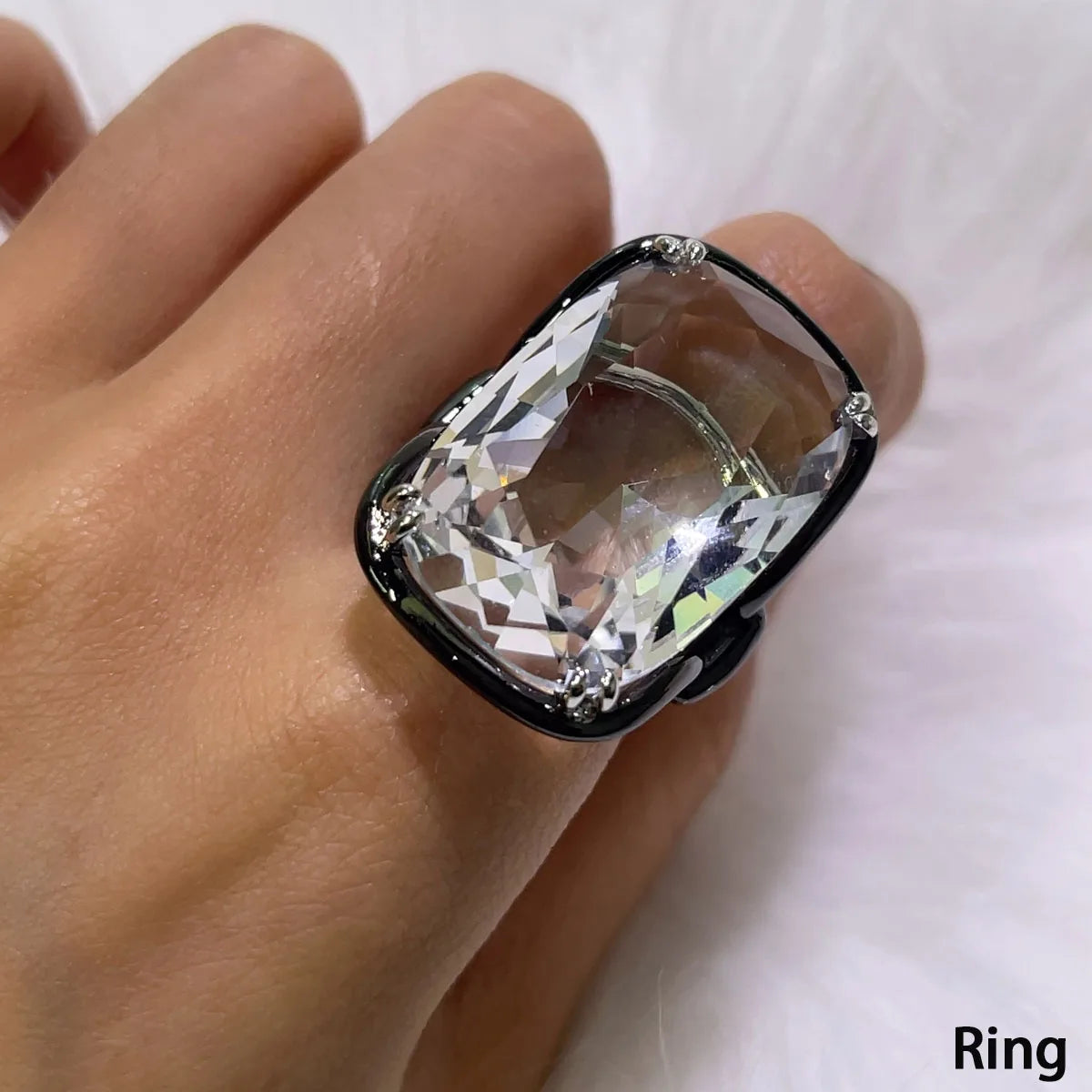 Rings Sales Trend Luxury Brand High Quality Jewelry Original Shiny Christmas Birthday Cocktail Party Engagement Gift for Women