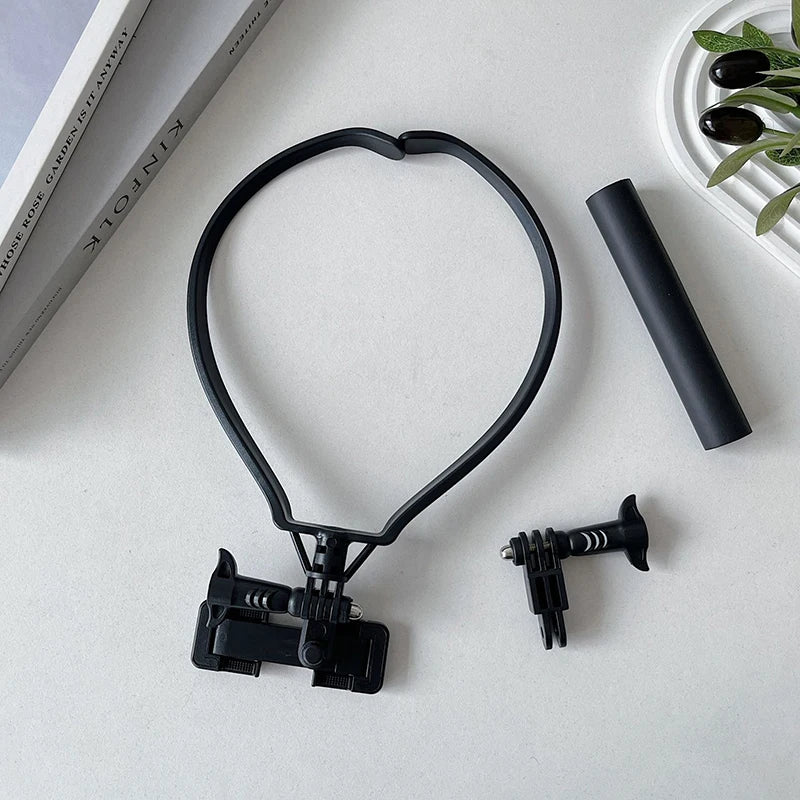 Neck Holder Lazy Phone Stand For  16 15 14 13 Pro Max   Outdoor First Angle Vlog Recording Selfie Bracket