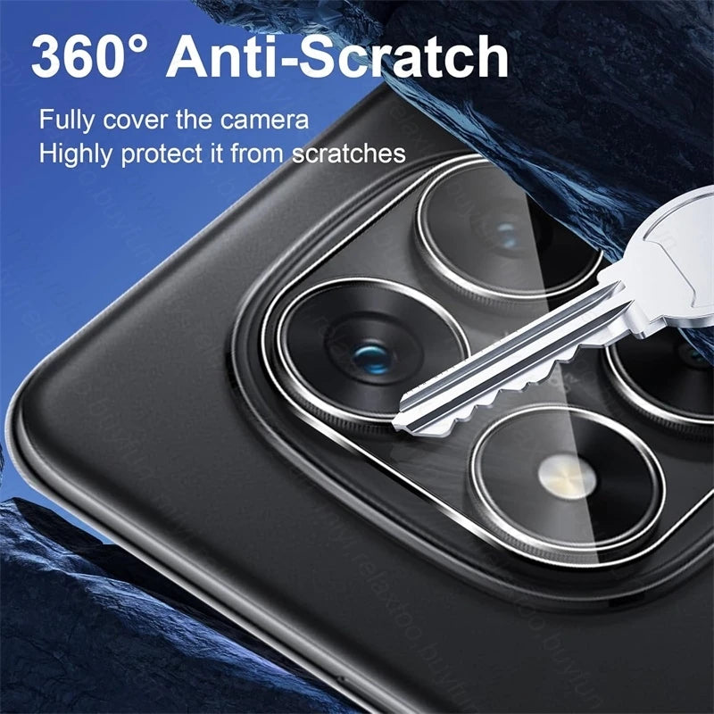1-3Pcs HD Camera Glass For Redmi Note 14 Pro 5G 4G Clear 3D Ctystal Tempered Glass Lens Ziai Redmy Note14Pro Note14 Note15 Pro+
