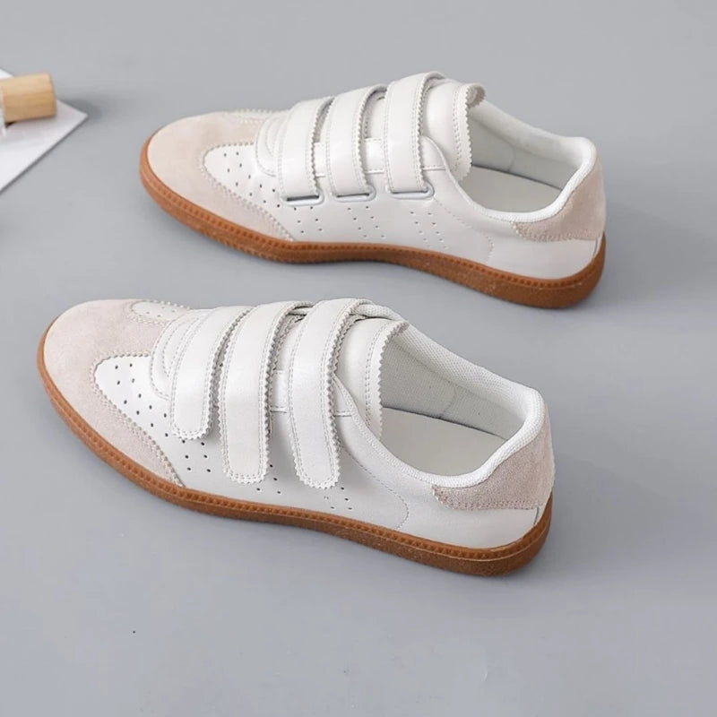 AIYUQI 2025 new women's sneakers shoes Non-slip flats Dexun women shoes Large-size Velcro casual shoes for students female shoes