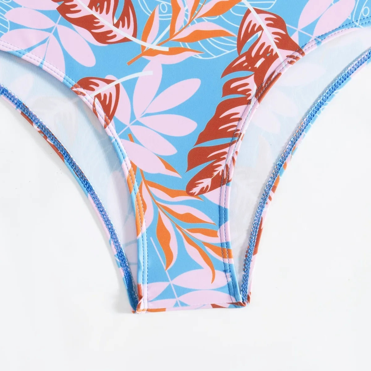 Women 3 Pieces Underwire Floral Bikini Set V Neck High Waist Swimsuit With Long Sleeve Kimono Cover Up Beach Bathing Suit