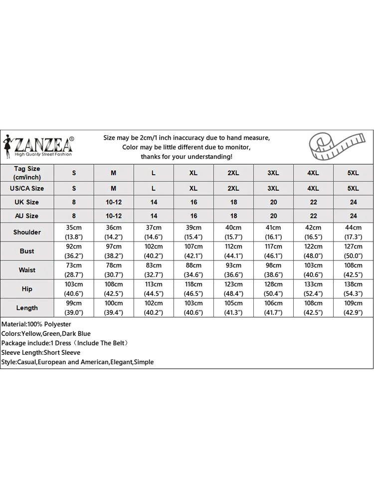 ZANZEA Elegant Women Office Lady Dress Summer Short Sleeve Ruffled Vestidos Casual Solid Color Square Collar Party Midi Sundress