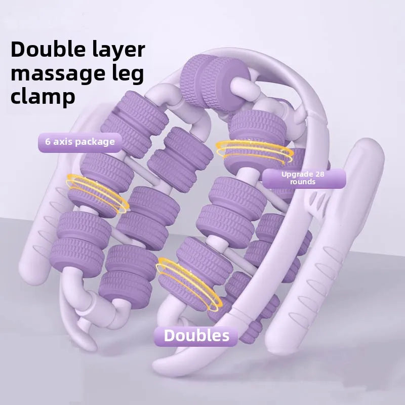 Newest  Wheel Annular Leg Clamp Massager Relax  Massager Anti-cellulite Massager Body Slimming Roller Massage for Body