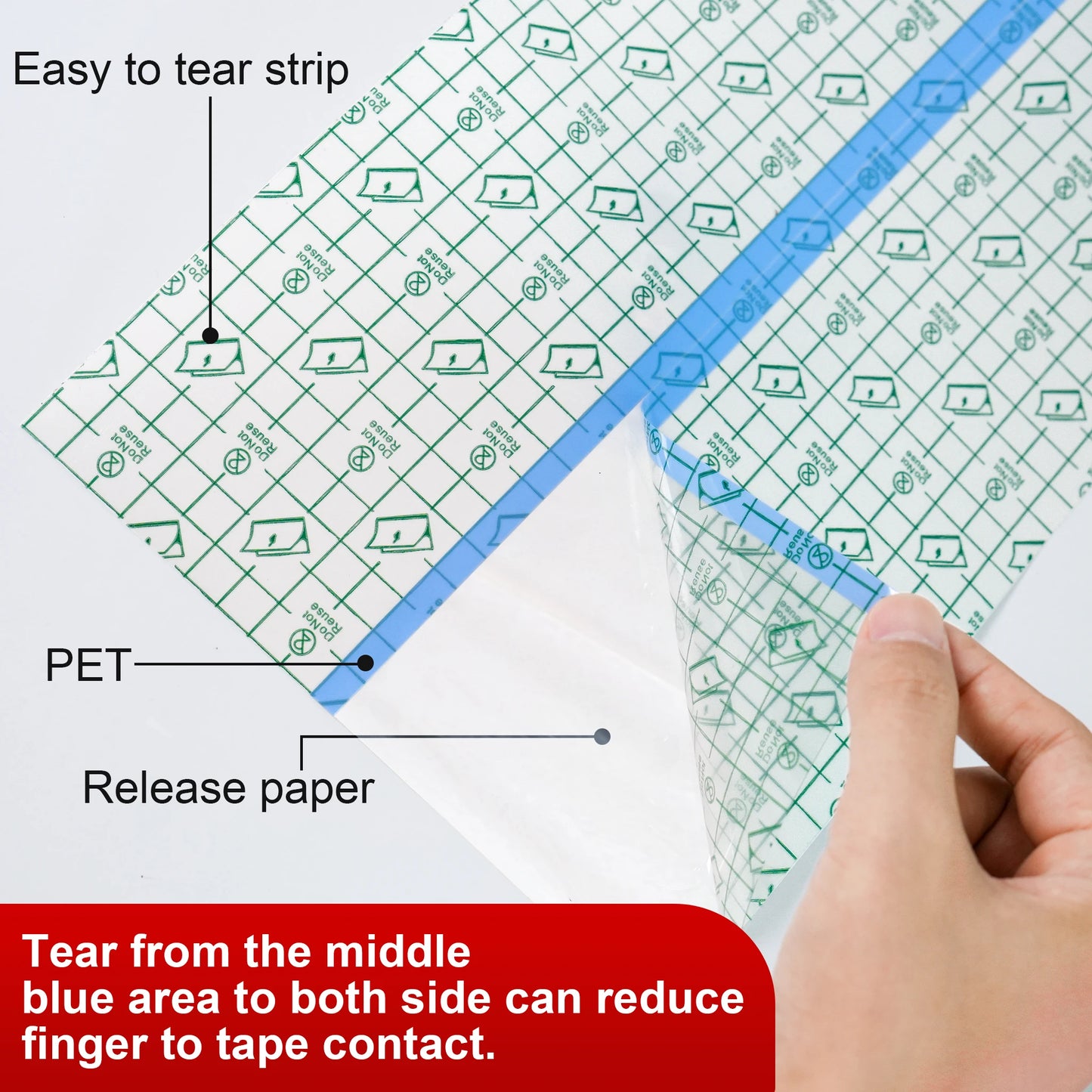 10/5/2M Waterproof Tattoo Aftercare Bandage Roll Protect Skin Healing Transparent Repair Adhesive Tape Tattoo Accessories