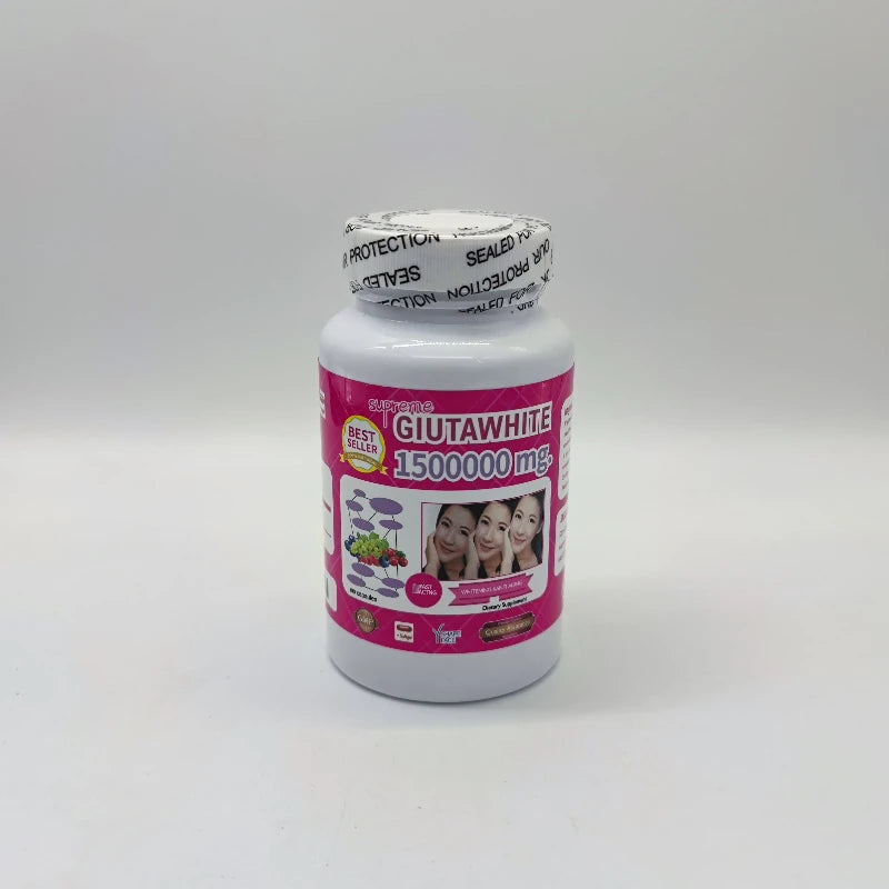 Glutathione Beauty Complex with Collagen, Vitamin C, CoQ10, Hyaluronic Acid & Biotin, Antioxidant Skin Support, 60 Capsules