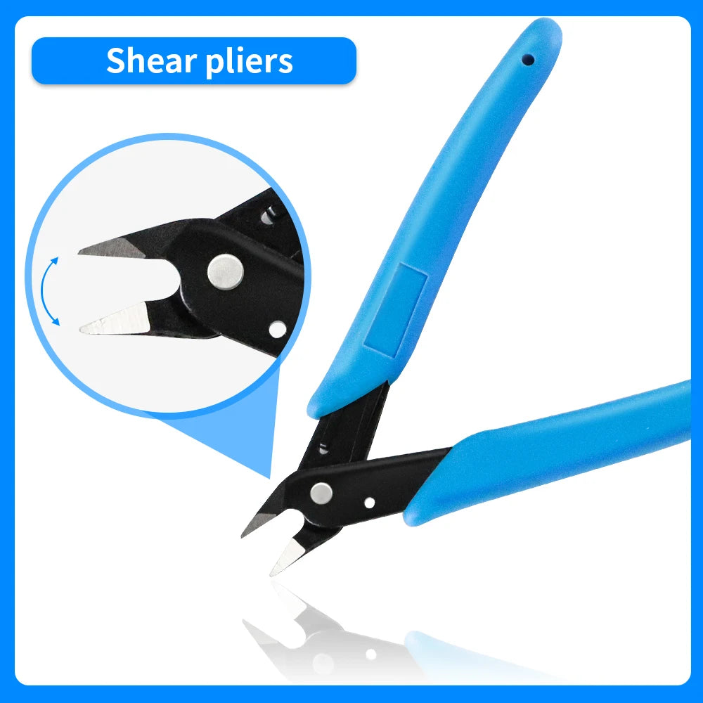 Creality 12PCS 3D Printer Tool Kit 3D Print Removal Steel Pliers Cross Screwdriver Socket Wrench DIY Tools Kit