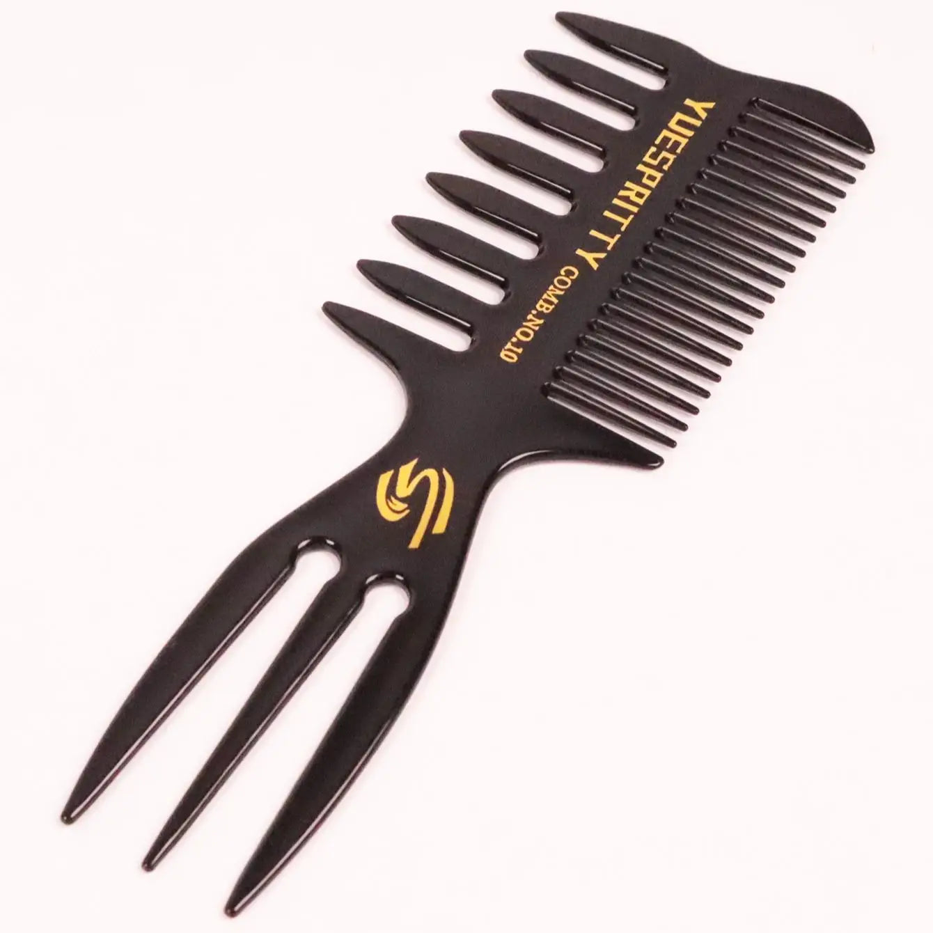 Professional hair salon styling comb set, hollow design massage comb, retro wide tooth comb Special for real hair wigs